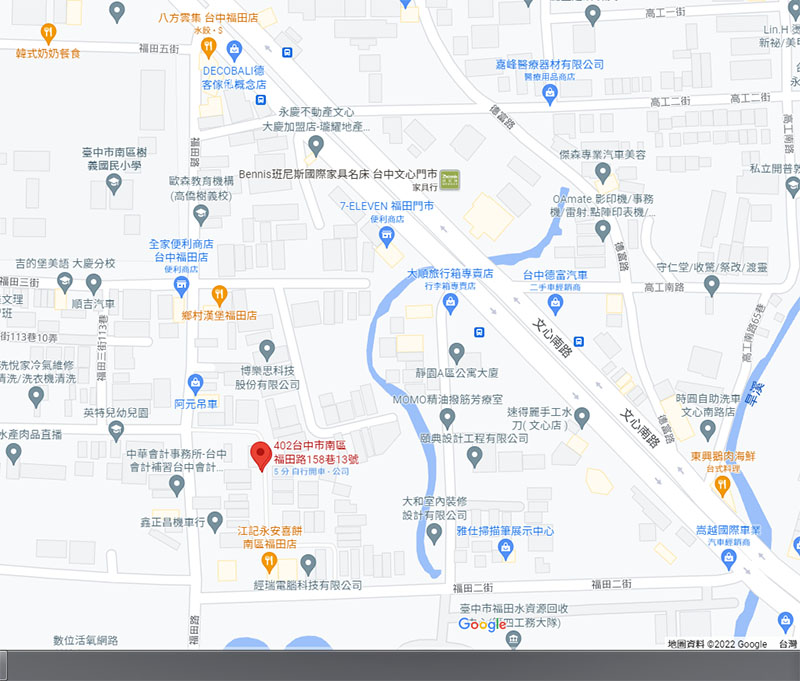 402 台中市南區福田路158巷13號